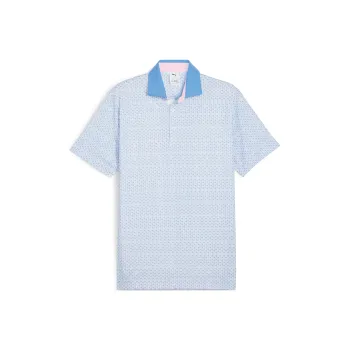 PUMA x ARNOLD PALMER MATTR Polo Shirt Men's Light Blue