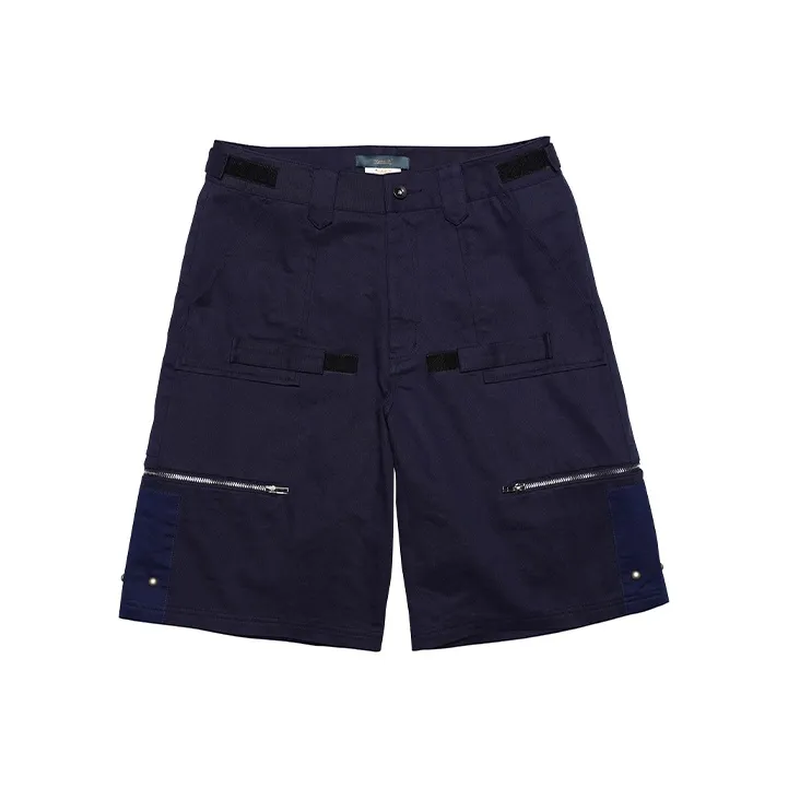 UNVESNO Loose Fit Shorts Unisex Blue-0
