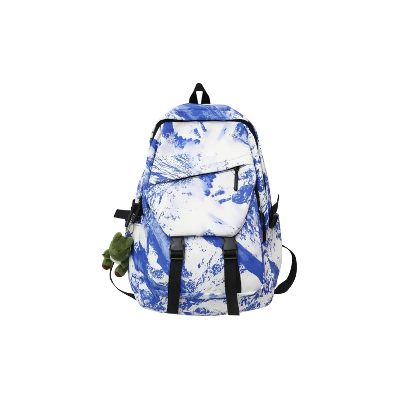 KAMLUI Nylon Backpack Unisex Gray/Black/Khaki/Green/Blue/Pink-18