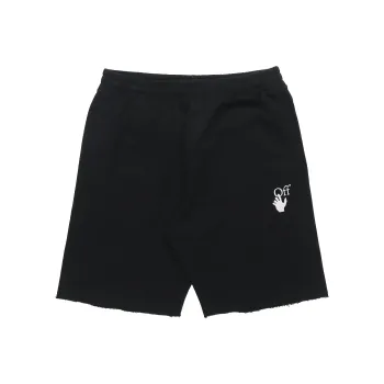OFF WHITE Diag Stripe Sweat Shorts