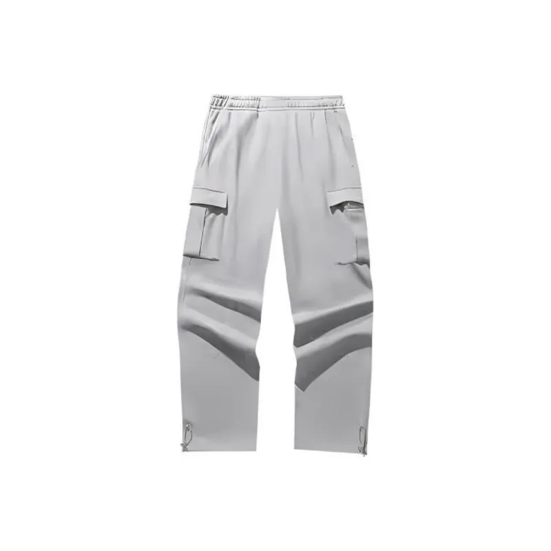CHAOJIANTA Casual Pants Men's Gray Heather Gray-0