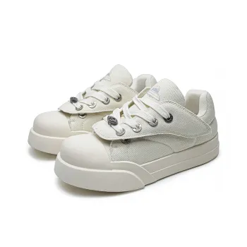 Hip Speed Height Increasing Low Top Canvas Shoes Unisex