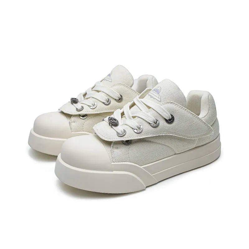Hip Speed Height Increasing Low Top Canvas Shoes Unisex-6