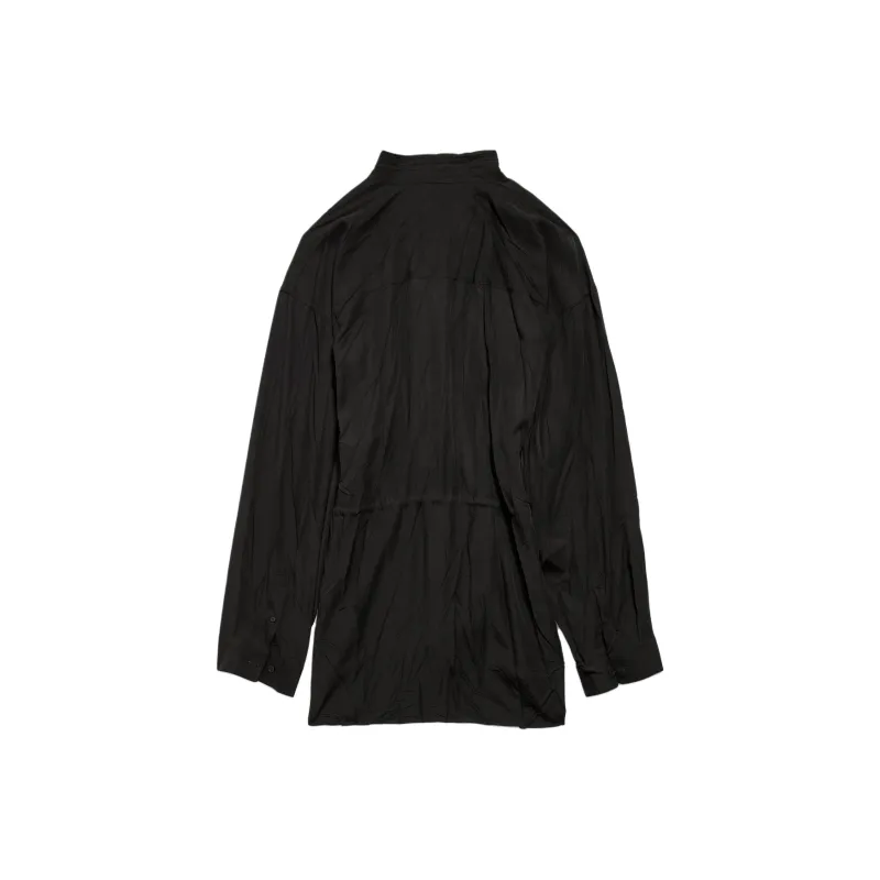 Balenciaga Long Sleeved Dress Slim Fit Women's Black-1