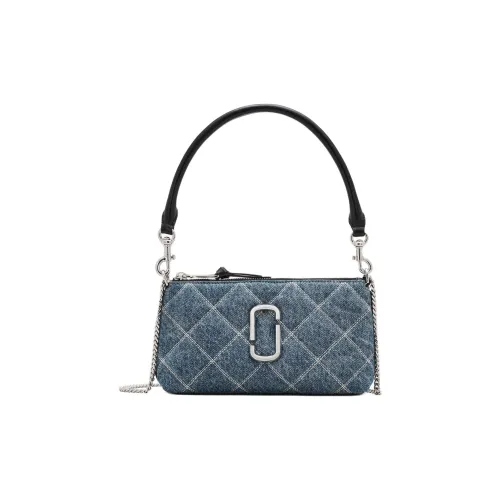 MARC JACOBS Snapshot Cotton Denim Shoulder Bag, Crossbody Bag, Handbag Women's Blue