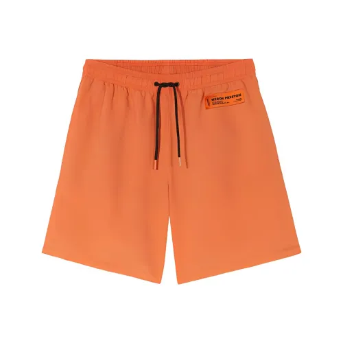 HERON PRESTON Logo patch Swim Shorts