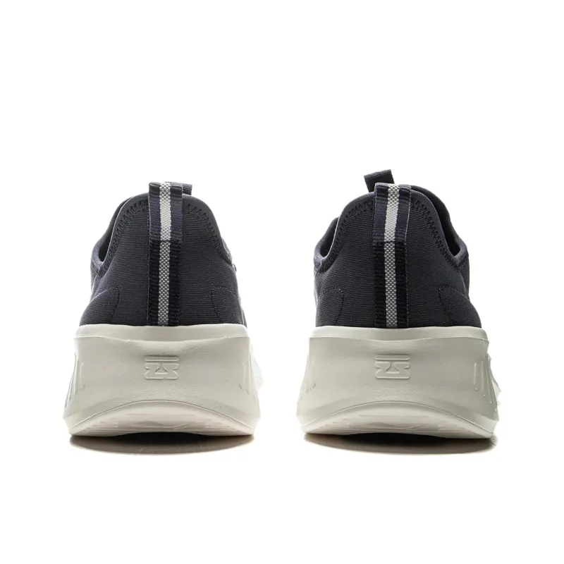 LiNing Comfortable And Relaxing Cushioning, Wear Resistant Low Top Casual Shoes Men's Screen Mountain Blue-5