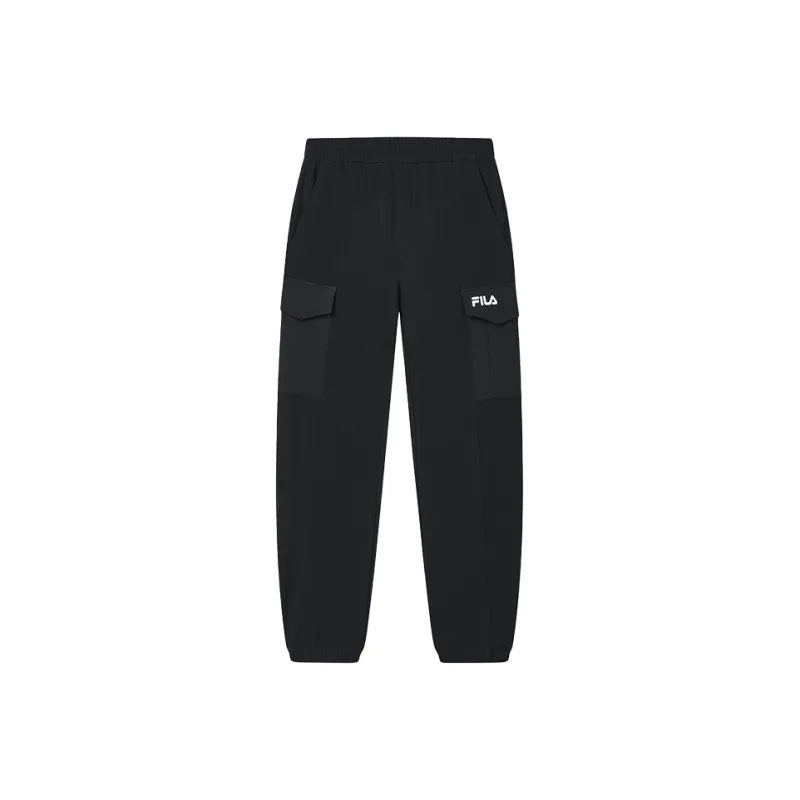 FILA LifestyleORIGINALE Knitted Sports Pants Men's Jet Black-0
