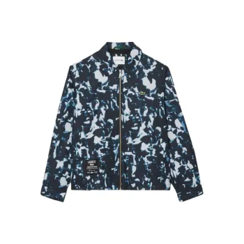 LACOSTE Abstract print Shirt Jacket