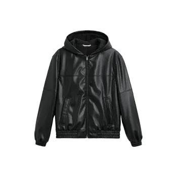 ZARA New Year Leather Jackets Men Black