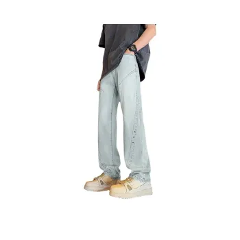 Children Of Huaxia Jeans Unisex Light Blue