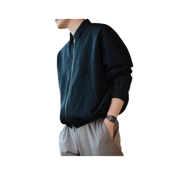 Hacikis Jackets Coats Men's Black-0