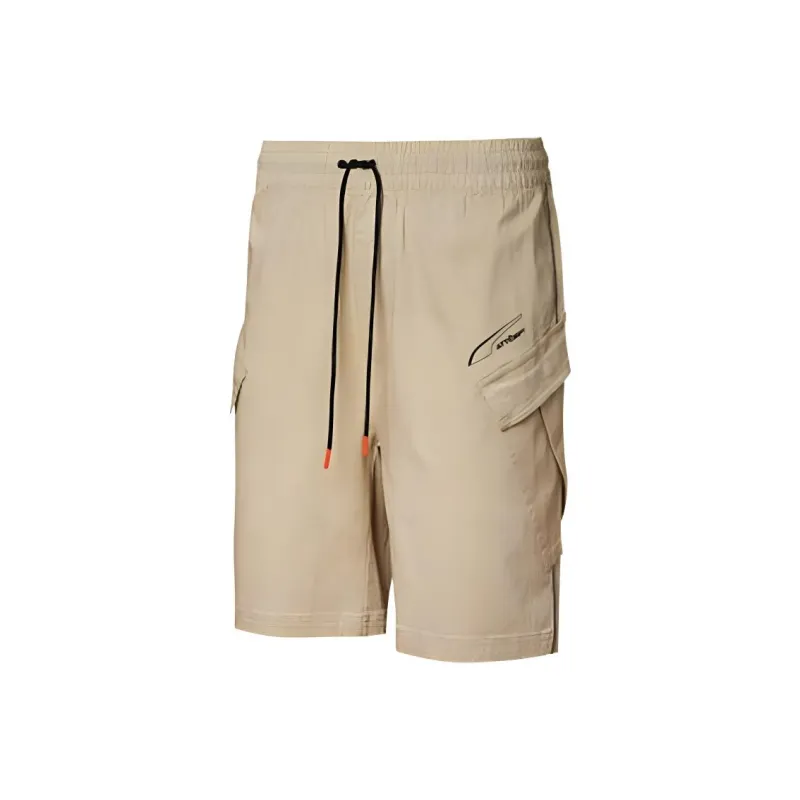 PUMA x ATTEMPT Casual Shorts Men's Gray Khaki Color-0