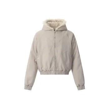 ONITSOP Puffer Jacket Unisex White Gray