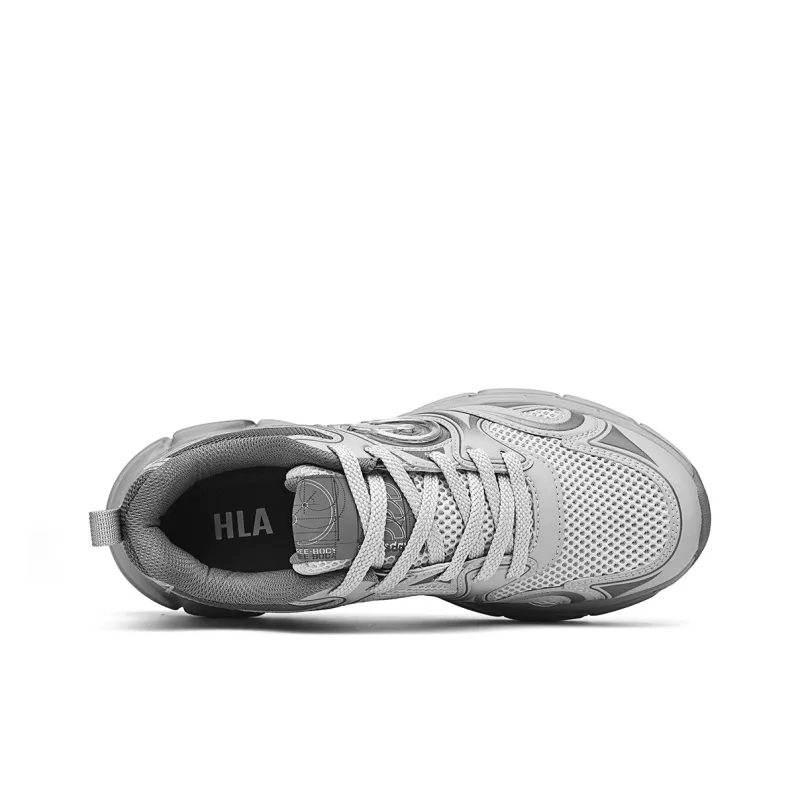 HLA Three body Height Increasing Abrasion Resistant Low Top Casual Shoes Men's-2