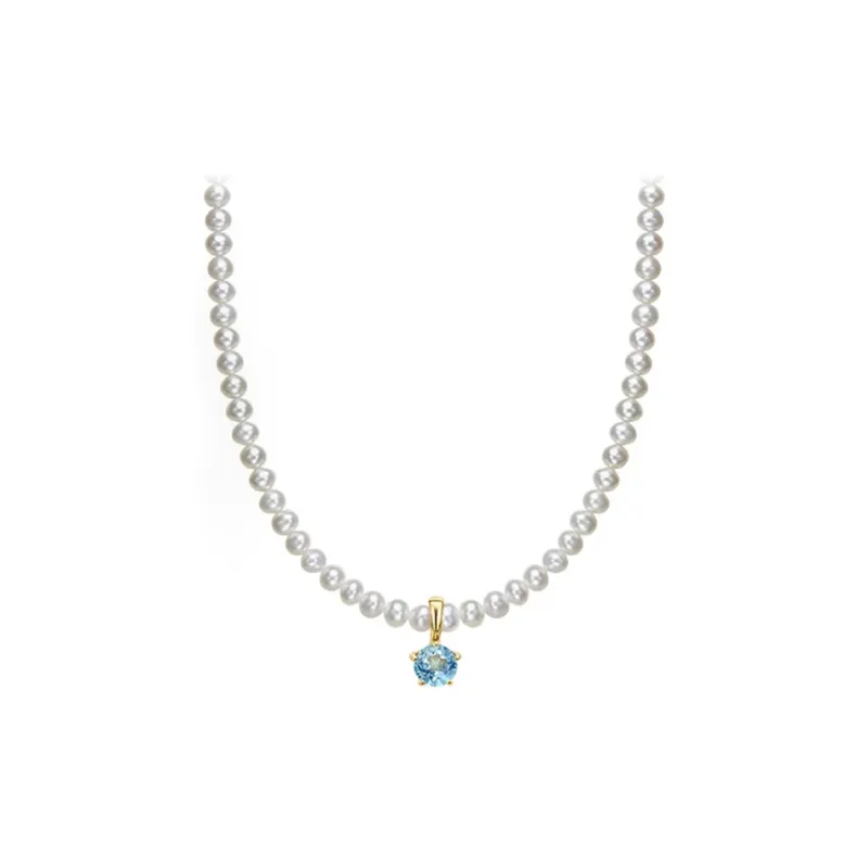 Luxury Beads Pearl Necklaces Women's-0