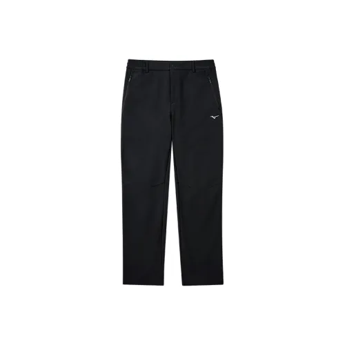 Mizuno ESSENTIAL Series Windbreaker Pants Unisex Obsidian Black