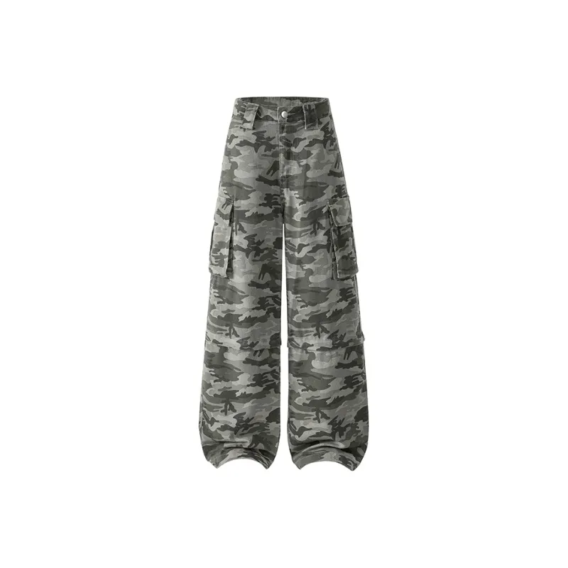 KNOW EVERY Cargo Pants Unisex Camouflage-0