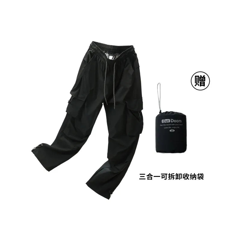 GNOMESHGH Casual Pants Unisex Cloud Gray-12