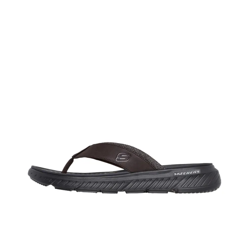 Skechers HARVER Flip Flops Men's Brown-0