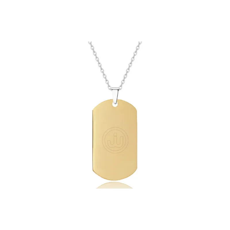 JEANSWEST Titanium Steel Necklaces Unisex-5