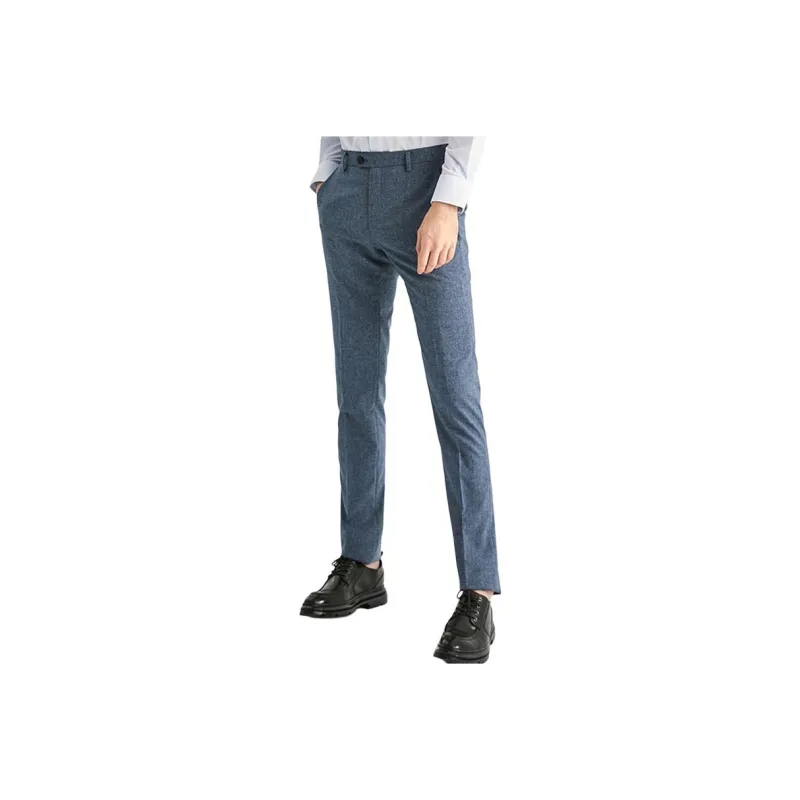 ZIOZIA Suit Trousers Men Blue-0