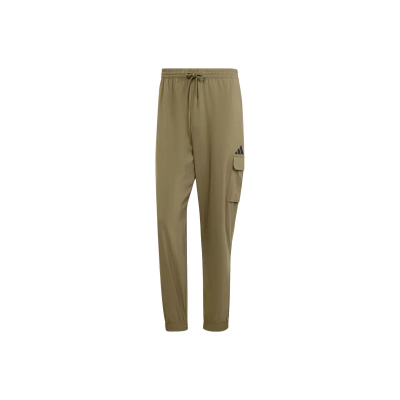 Adidas ESSENTIALS Cargo Pants Men's Olive Green-0