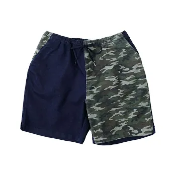 TEKABLU Loose Fit Shorts Men's Denim Blue