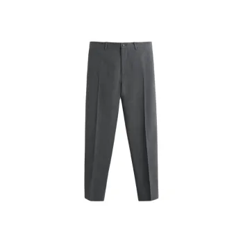 ZARA Suit Trousers Men Gray