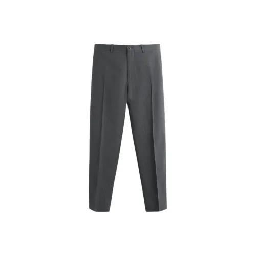 ZARA Suit Trousers Men Gray