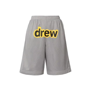 Drew House Letter Logo Series Casual Shorts Unisex Gray