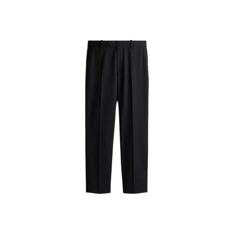 H&M Suit Trouser Men's Dark Gray/Pinstripe-0