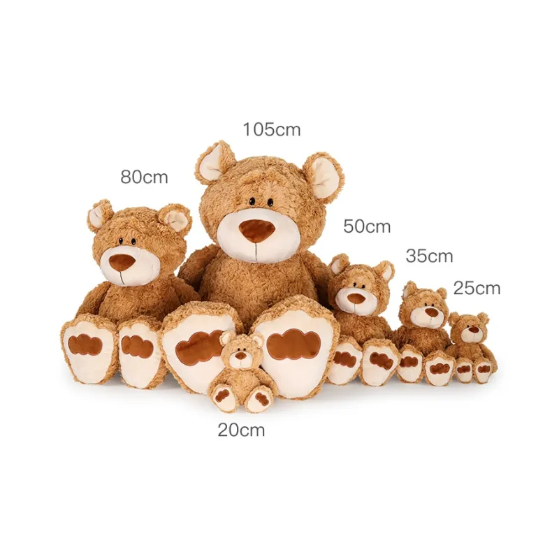 NICI Big Brother Bear, Johnny, Healing/Companionship, Brown Dolls Plush Doll 25cm/35cm/50cm/80cm/105cm Height-3
