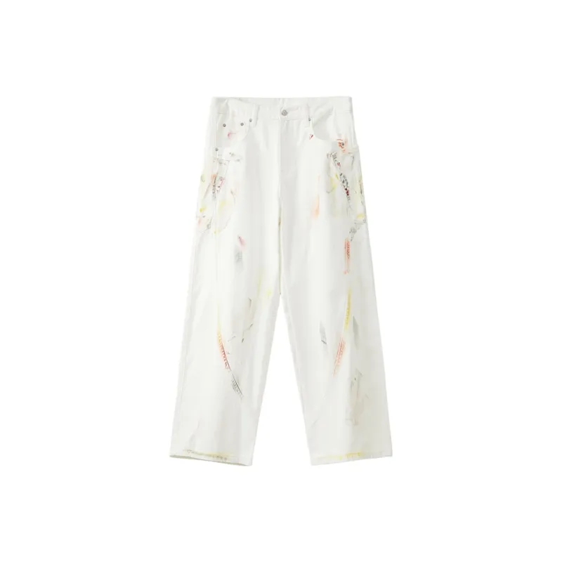 MindBridge Jeans Unisex White Denim-0