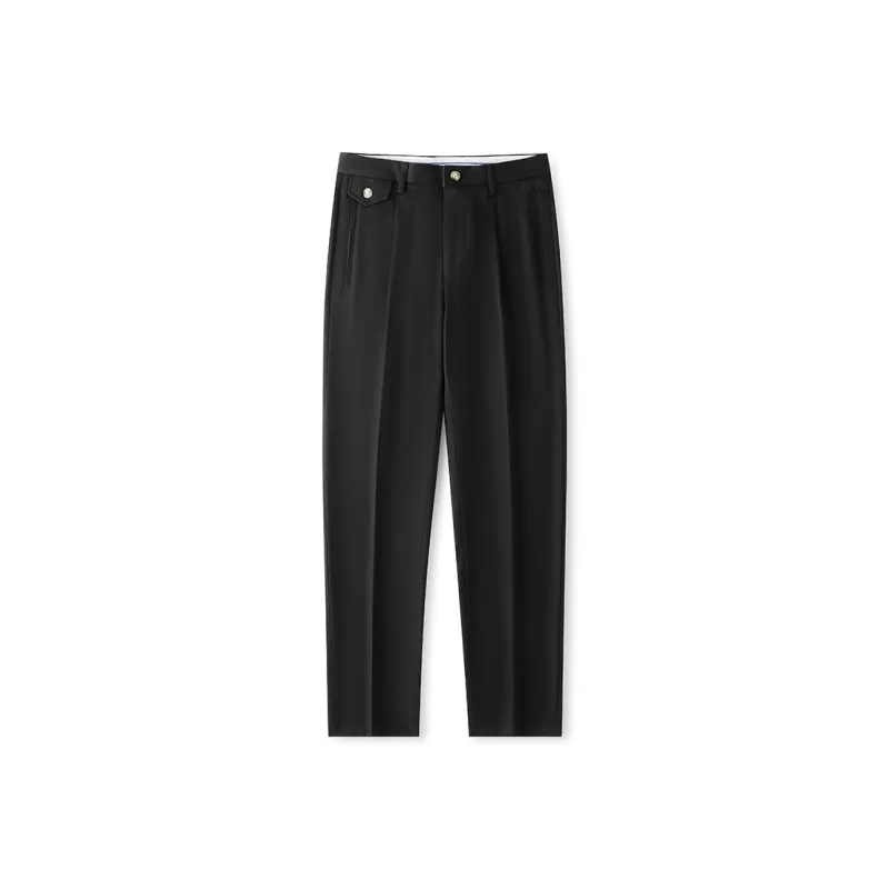 RICCIWEE Casual Pants Unisex Black-0