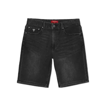 GUESS Denim Shorts Men Gray