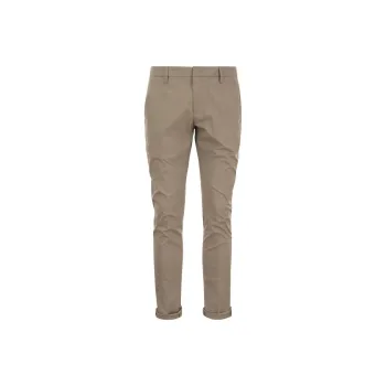 Dondup Mid Rise Straight Leg Trousers