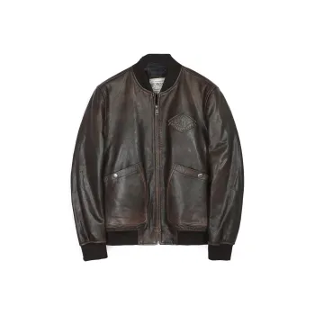 MCS Leather Jackets Men Black