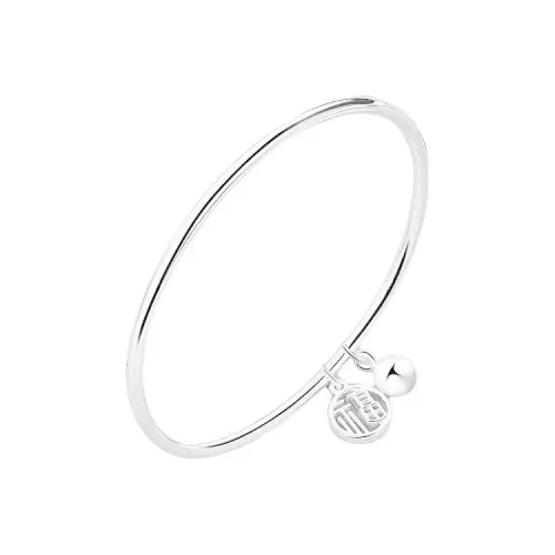 U state S 999 Fine Silver Bangles Women's
