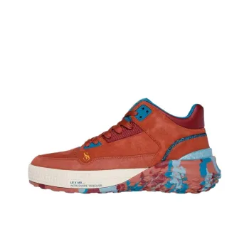 SNOOP DOGG x Skechers Sizzle Mid Top Running Shoes Men's Red