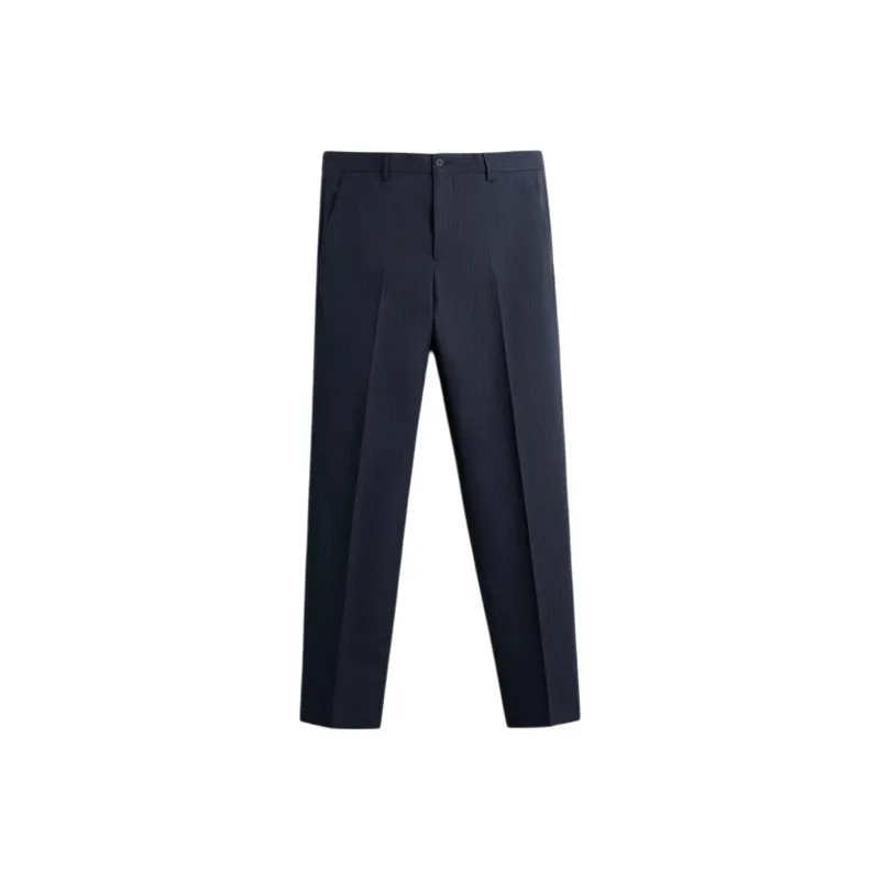 ZARA Suit Trousers Men Blue-0