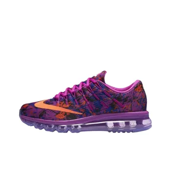 Nike Air Max 2016 Anti Slip Wear Resistant Low Top Running Shoes Women's Purple
