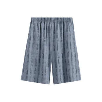 FENTENG Pajama Pants Men's Gentleman Blue