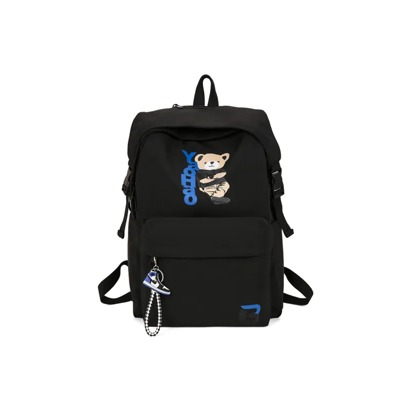 URBAN FOREST Nylon Backpack Unisex Army Green/Dark Blue/Gray/Yellow/Black-19