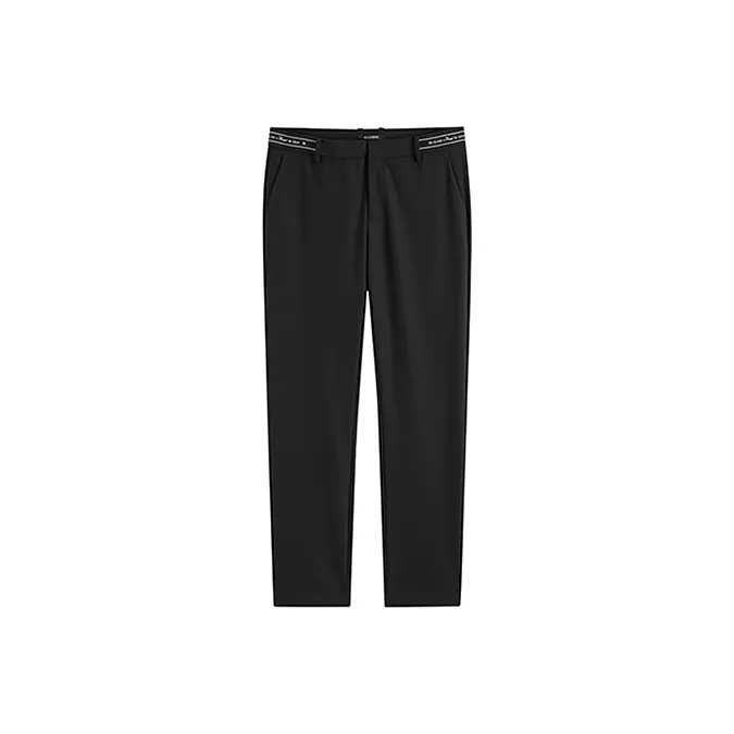 PEACEBIRD MEN Casual Pants Men Black 1 Slim Fit-0