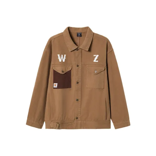 WAYNEXZAVIER Jackets Men Khaki