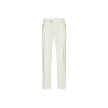 BY CREATIONS Suit Trouser Men's Milk White