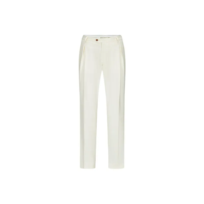 BY CREATIONS Suit Trouser Men's Milk White-0