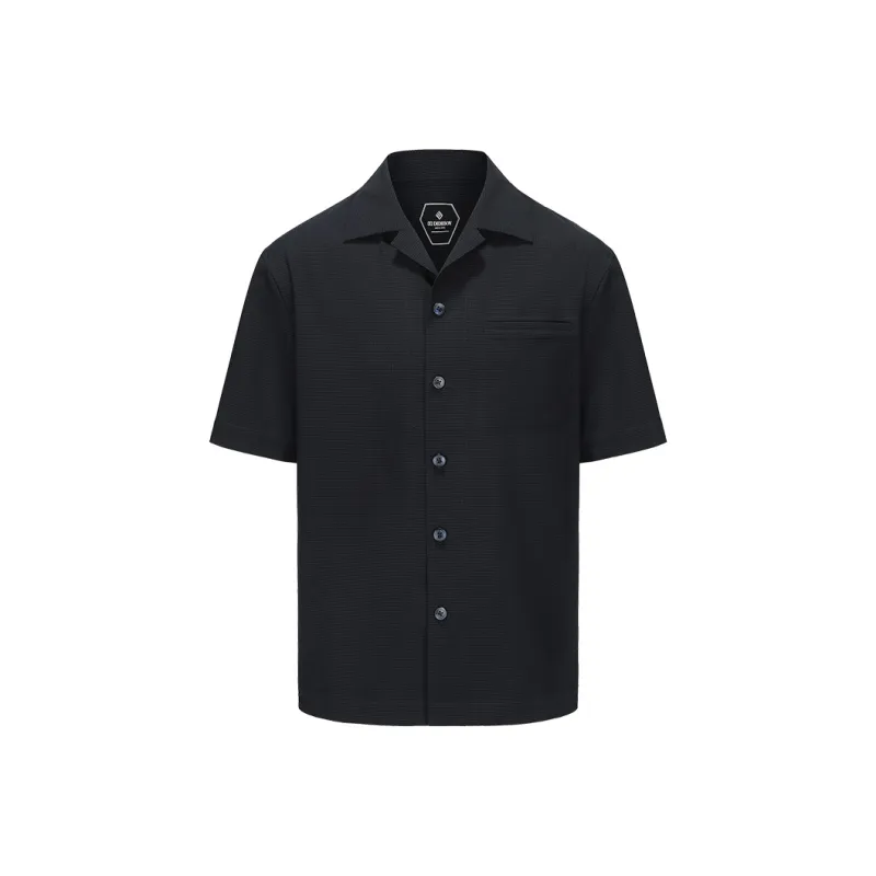DIDIBOY Shirts Men Blue Plaid-0