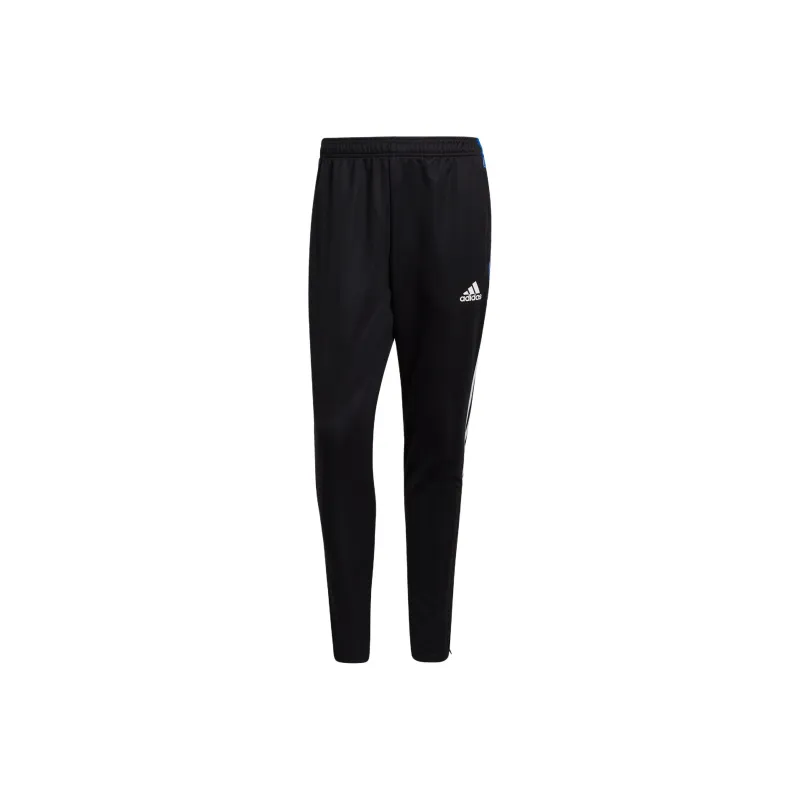 Adidas TIRO21 Knitted Sports Pants Men's Black/Royal Blue-0